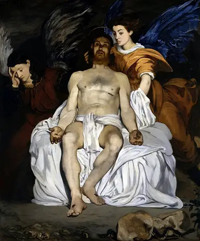 Dead Christ with Angels Edouard Manet